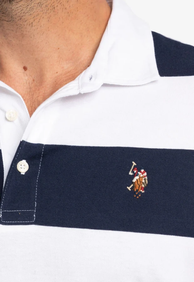 POLO EN JERSEY À RAYURES YARN DYE - YARN DYE STRIPE JERSEY POLO SHIRT