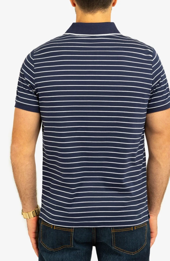 POLO EN JERSEY À RAYURES YARN DYE - YARN DYE STRIPE JERSEY POLO SHIRT