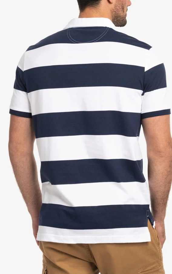 POLO EN JERSEY À RAYURES YARN DYE - YARN DYE STRIPE JERSEY POLO SHIRT