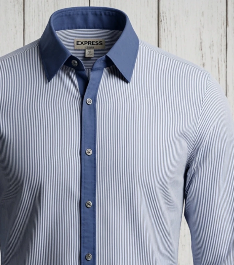 Express Striped Dress Shirt – Size L