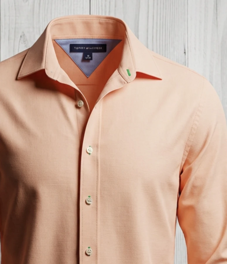 Tommy Hilfiger Peach Dress Shirt – Size L