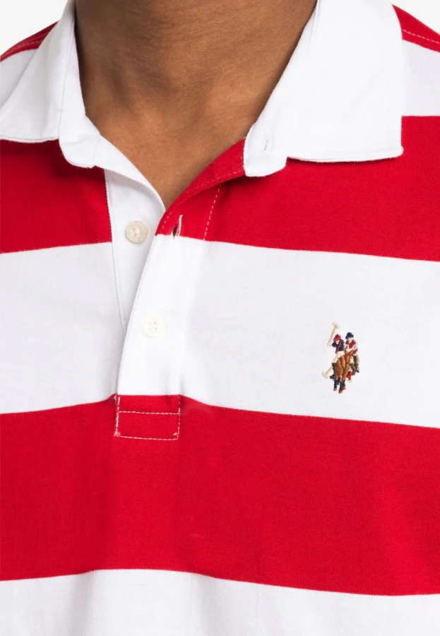 POLO EN JERSEY À RAYURES YARN DYE - YARN DYE STRIPE JERSEY POLO SHIRT